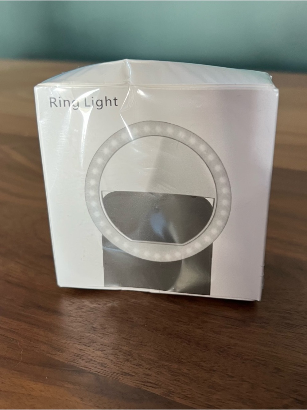 Portable Clip-On White Selfie Ring Light Travel Vlogger Simple‎ Portable
